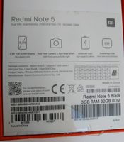 Xiaomi Redmi Note 5 - Ingrédients - fr