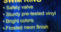 Frosted neon swim ring [#36024] - Ingredients - en