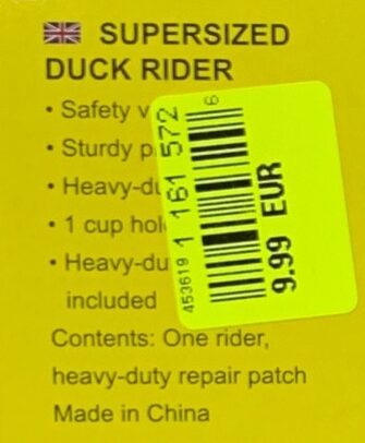 Supersized Duck Rider [#41106] - Ingredients - en