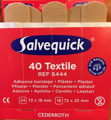 Pflasterstrip Textil x 40 (Salvequick) - 1