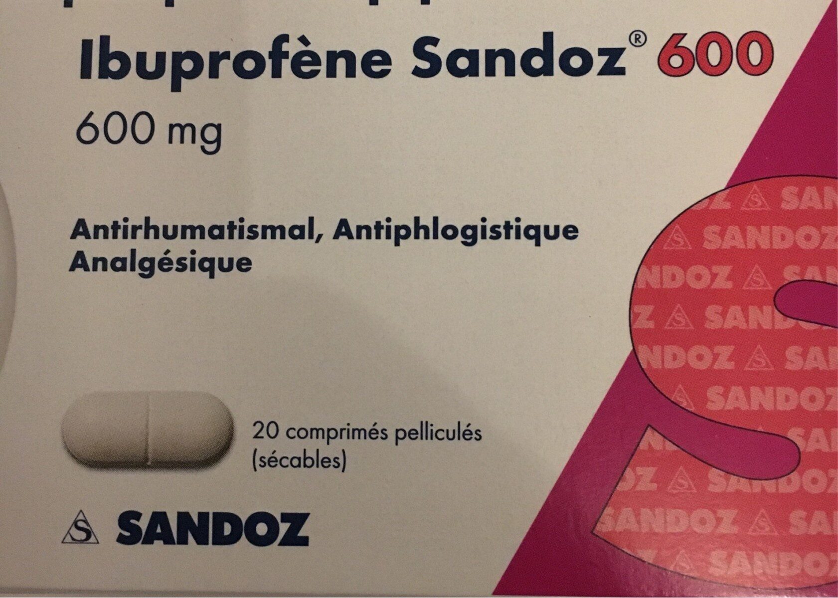 Ibupfrofène sandoz - Product - fr