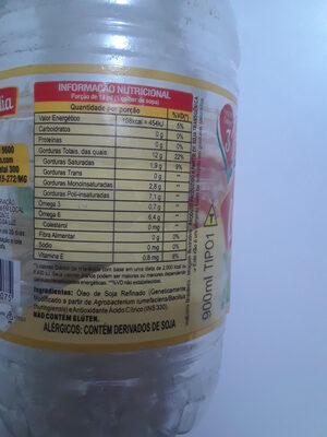 aceite de soja - Ingredients - es