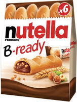 Nutella b-ready t6 etui de 6 pieces - Produit - fr