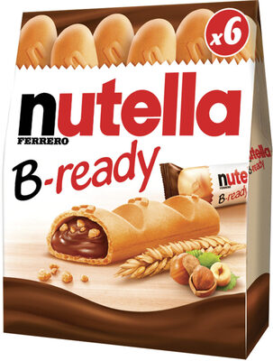 Nutella b-ready t6 etui de 6 pieces - Produit - fr