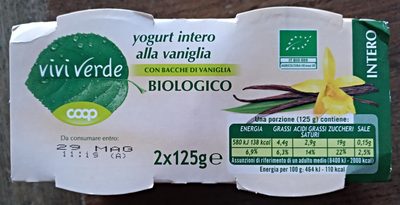 yogurt intero alla vaniglia - 1