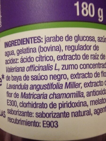 ZzzQuil natura - Ingredients - es