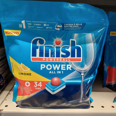 finish powerball Power All in One 34 tabs limone - Product - it