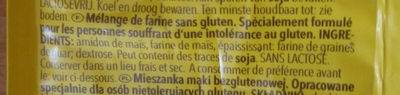 farine sans gluten - Ingrédients - fr