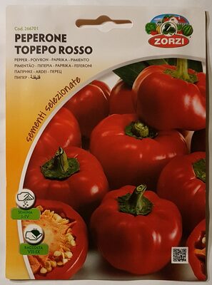 Peperone Topepo Rosso - Poivron - 1