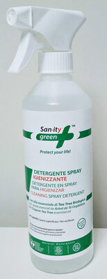 Detergente spray igienizzante per superfici - Sanity green - 1