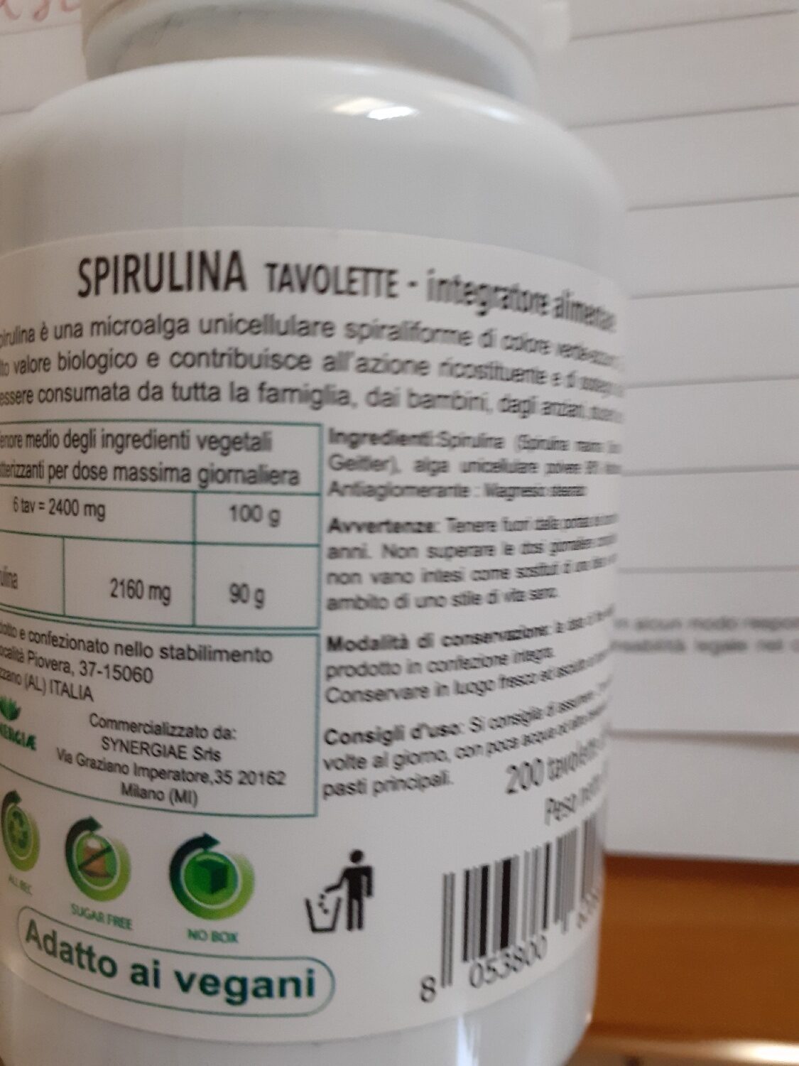 spirulina - Ingredients - xx