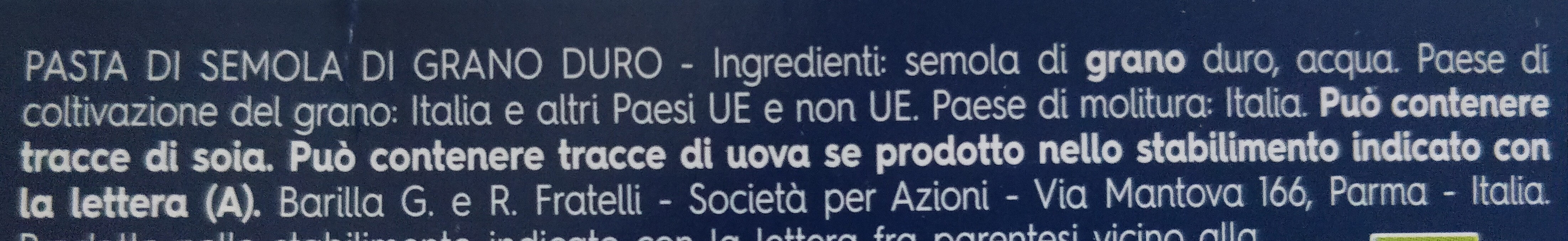 spaghetti capellini n. 1 - Ingredients - en