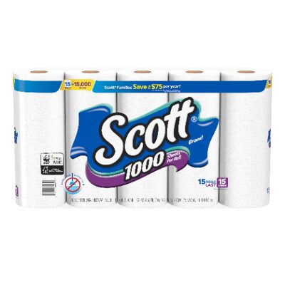 1000 sheets septic safe toilet paper - 1