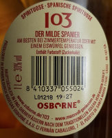 osborn 103 - Ingredients - de