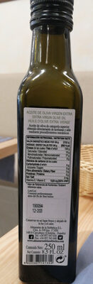 aceite de oliva virgen extra - Ingredients - es