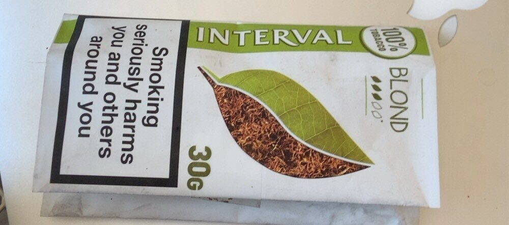 Tabac à rouler « Interval » d’Espagne - Produit - fr