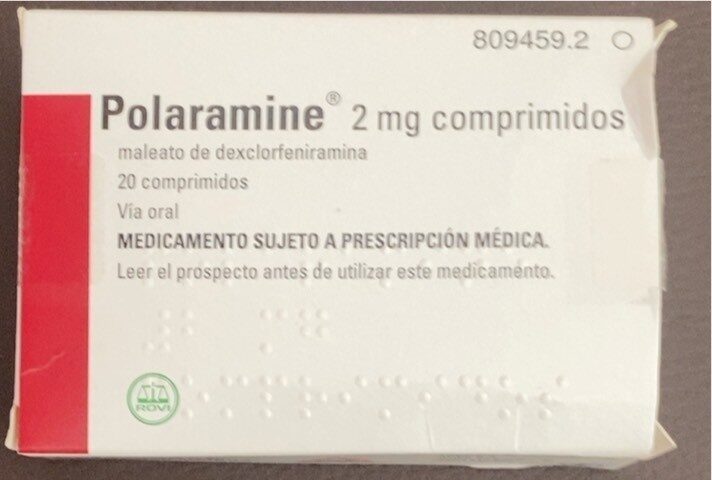 Polaremine 2mg - Product - es