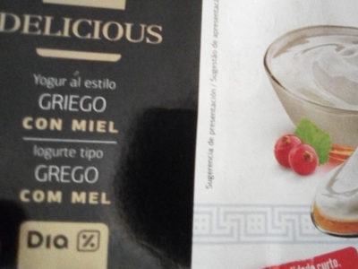 iogurte Grego com Mel - Product - pt