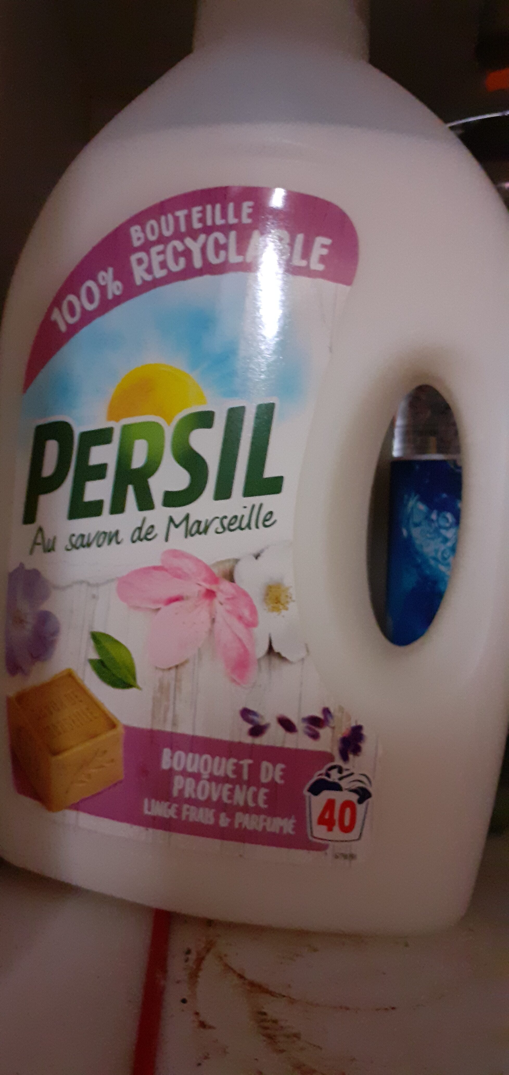 Persil Lessive Liquide au Savon de Marseille Bouquet de Provence 2l 40 Lavages - Product - en