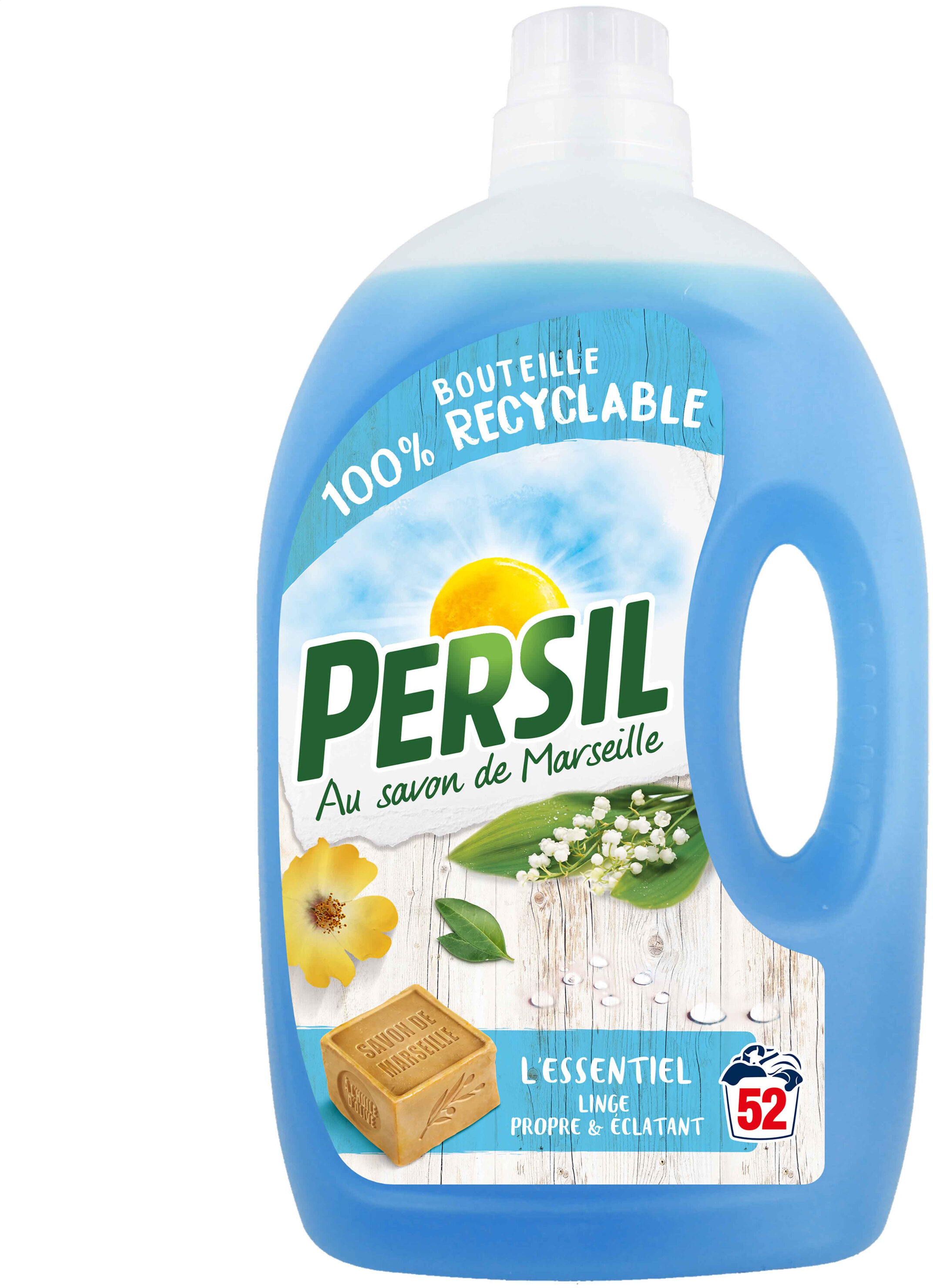 Persil Lessive Liquide l'Essentiel 2,6l 52 Lavages - Product - fr
