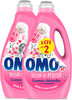 Omo Lessive Liquide Rose & Lilas Blanc 2L 40 lavages lot de 2 - Produit