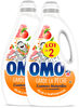 Omo Lessive Liquide Pêche & Pamplemousse 2l 40 Lavages Lot de 2 - Produit