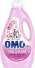 Omo Lessive Liquide Rose & Lilas Blanc 52 Lavages - 2,6l - Produit