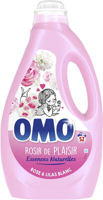 Omo Lessive Liquide Rose & Lilas Blanc 52 Lavages - 2,6l - Produit - fr