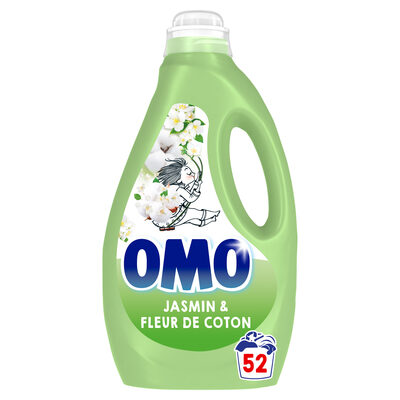 Omo Lessive Liquide Jasmin & Fleur de Coton 2,6l 52 Lavages - 11