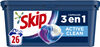 Skip 3en1 Lessive Capsules Active Clean 26 Lavages - Produit