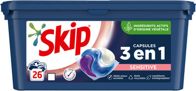 Skip 3en1 Lessive Capsules Sensitive 26 Capsules - Product - fr