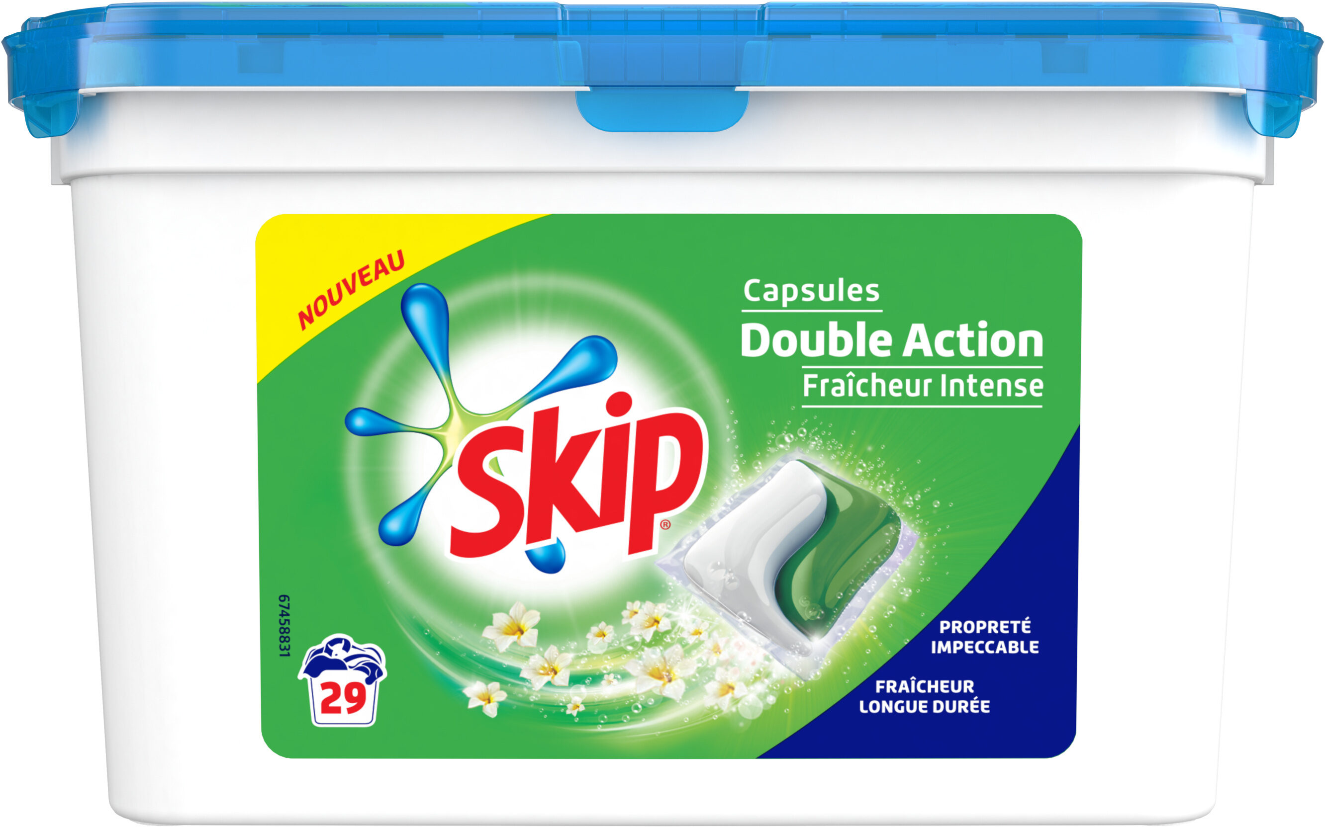 Skip Lessive Capsules Fraîcheur Intense 29 Dosettes - Product - fr