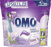 Omo Lessive Capsules 2en1 Lavande & Patchouli 30 Dosettes - Product - fr