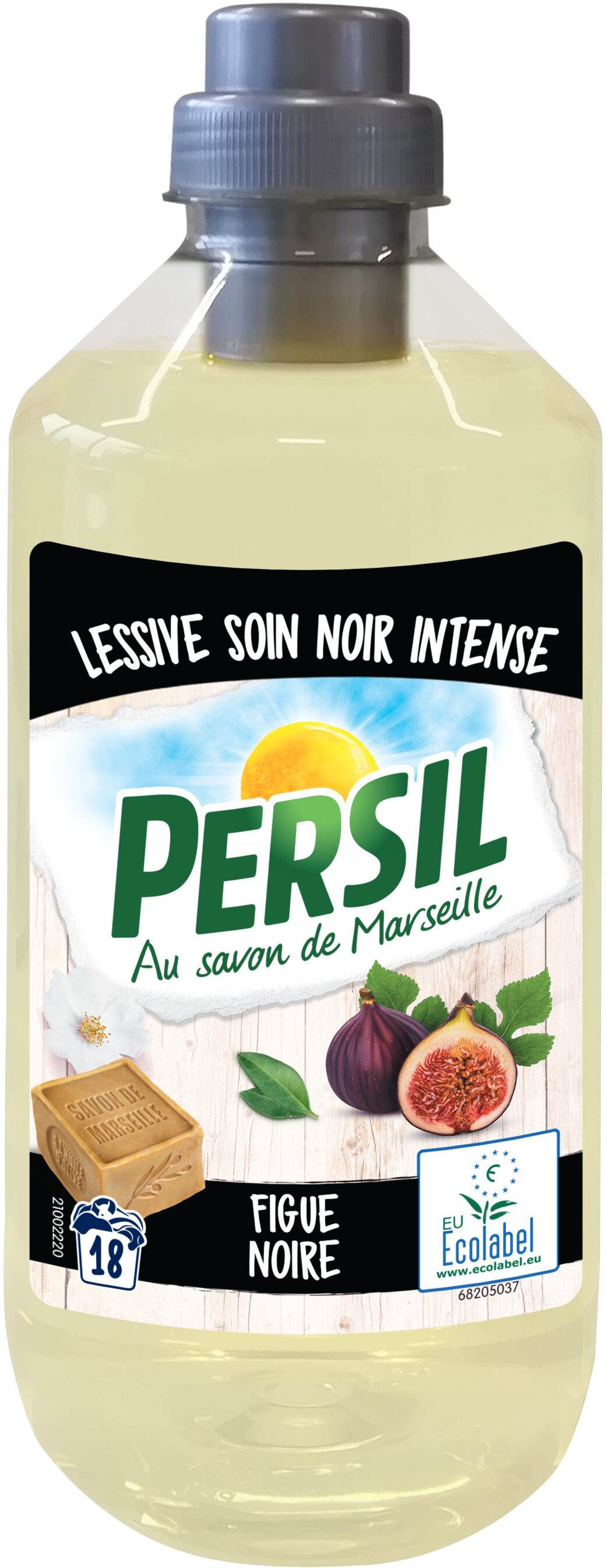 Persil Lessive Liquide Ecolabel Soin Noir Intense Figue Noire 990ml 18 Lavages - Product - fr