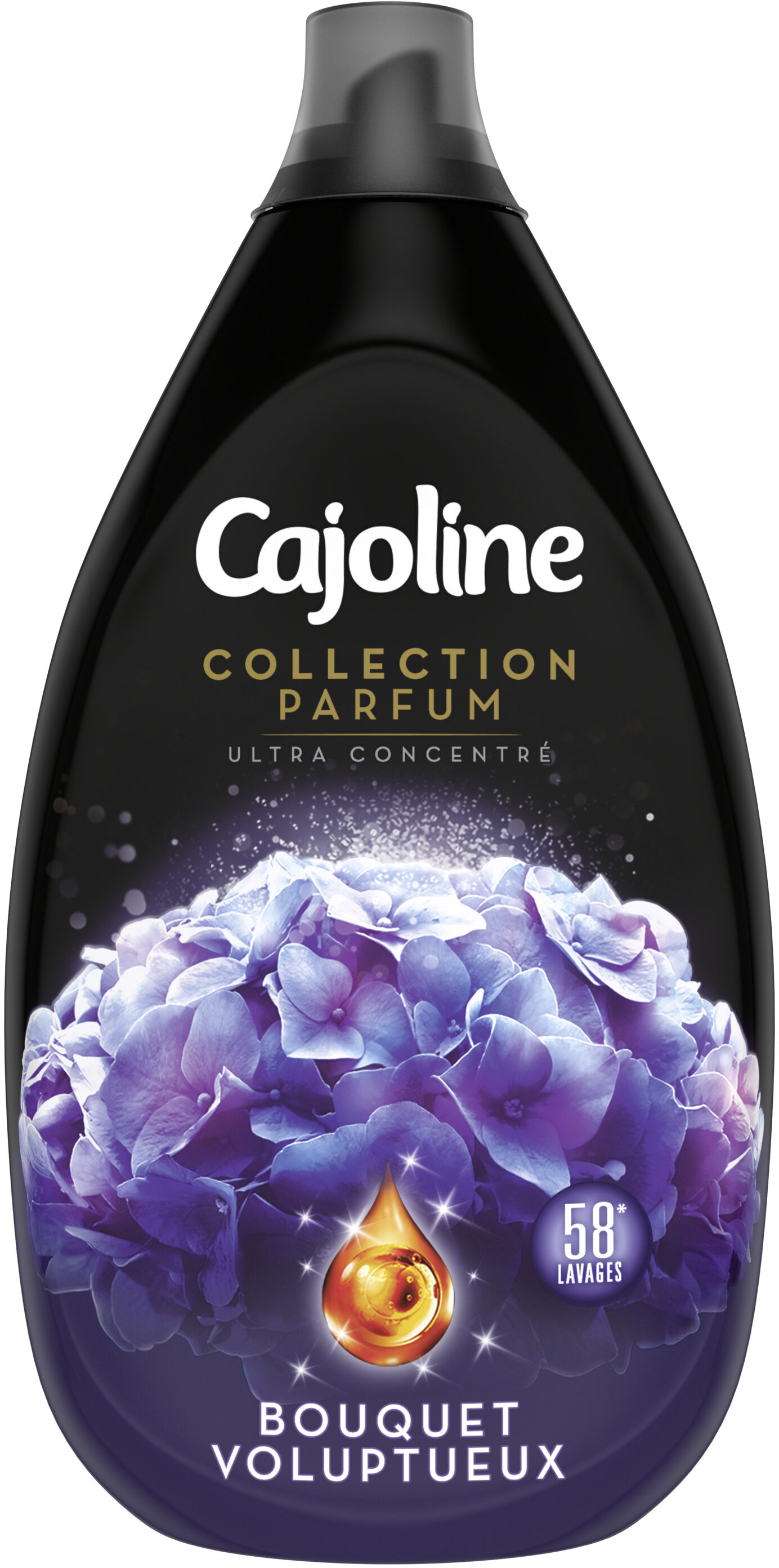 Cajoline Collection Parfum Assouplissant Ultra Concentré Bouquet Voluptueux 870ml 58 Lavages - Product - fr