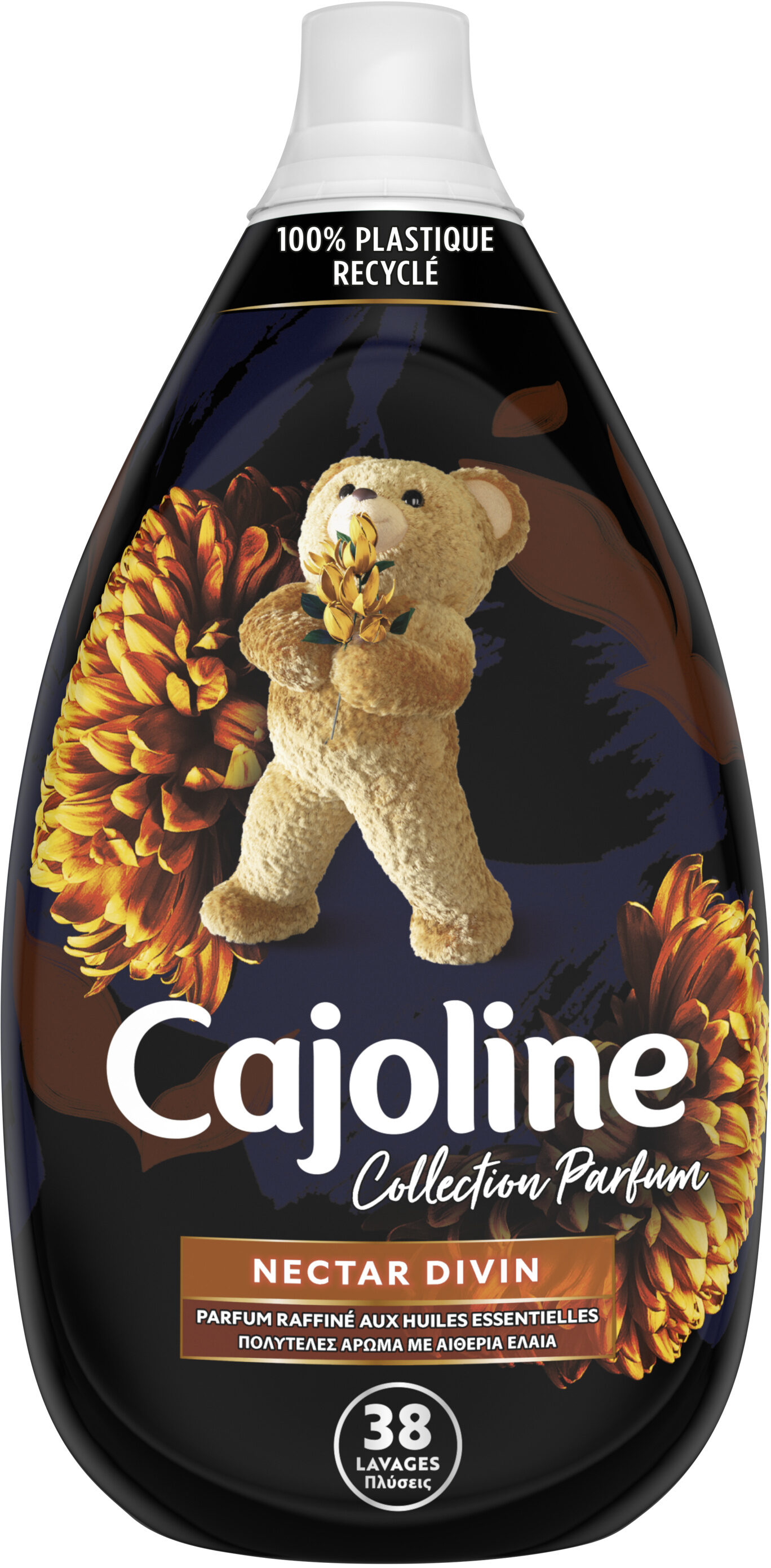 CAJOLINE Collection Parfum Assouplissant Concentré Nectar Divin 38 Lavages, 950ml - Product - fr