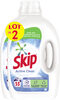 Skip Lessive Liquide Active Clean Lot 2x2.65L - 106 Lavages - Product