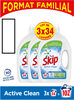 Skip Lessive Liquide Active Clean Lot 3x1,7L - 102 Lavages - Product