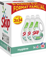 SKIP Lessive Liquide Hygiène Lot 3x1.7l - 102 Lavages - Product - fr