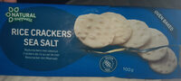 rice crackers sea salt - Product - en
