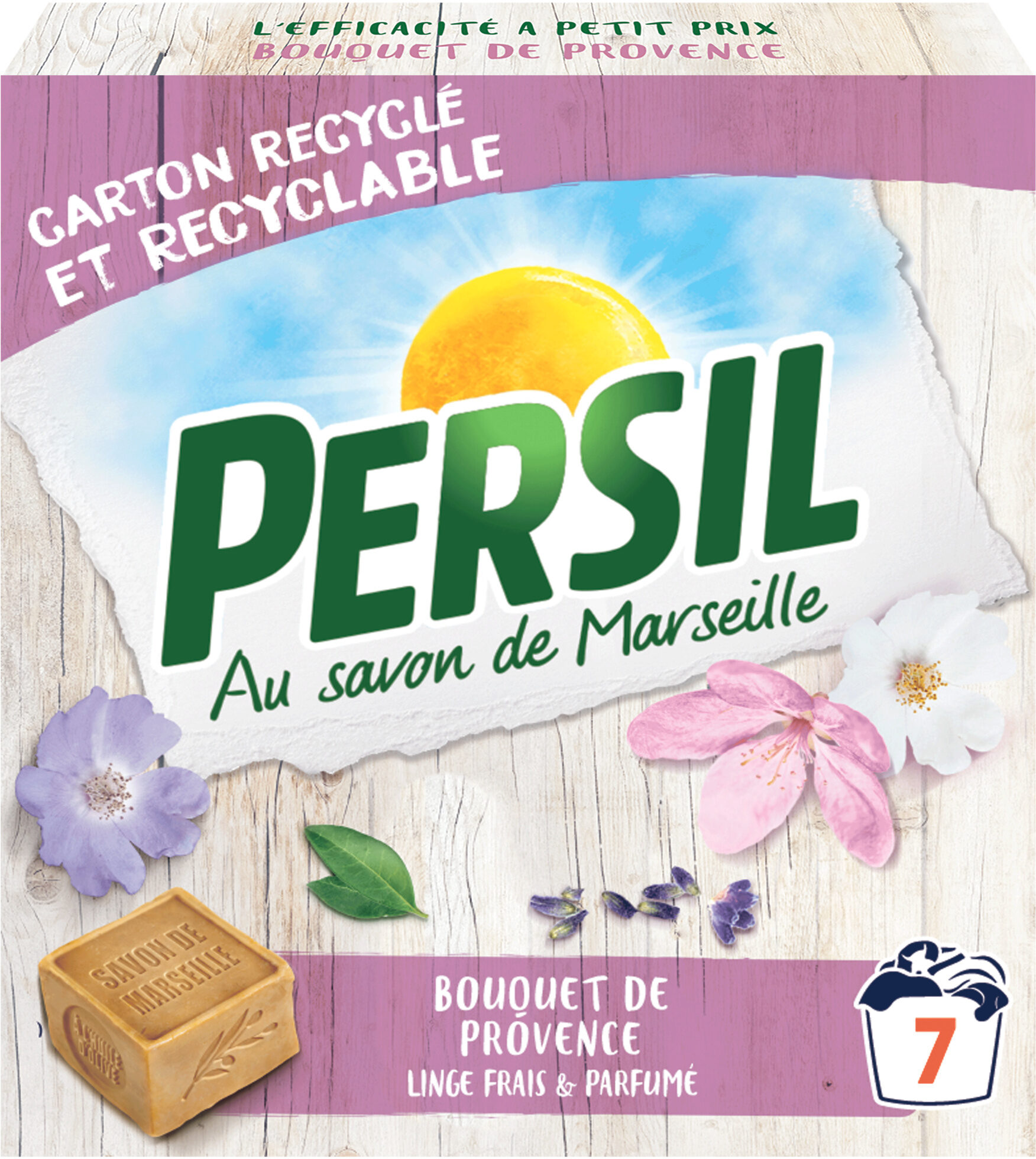 Persil Lessive Poudre Bouquet de Provence 7 Doses - Product - fr