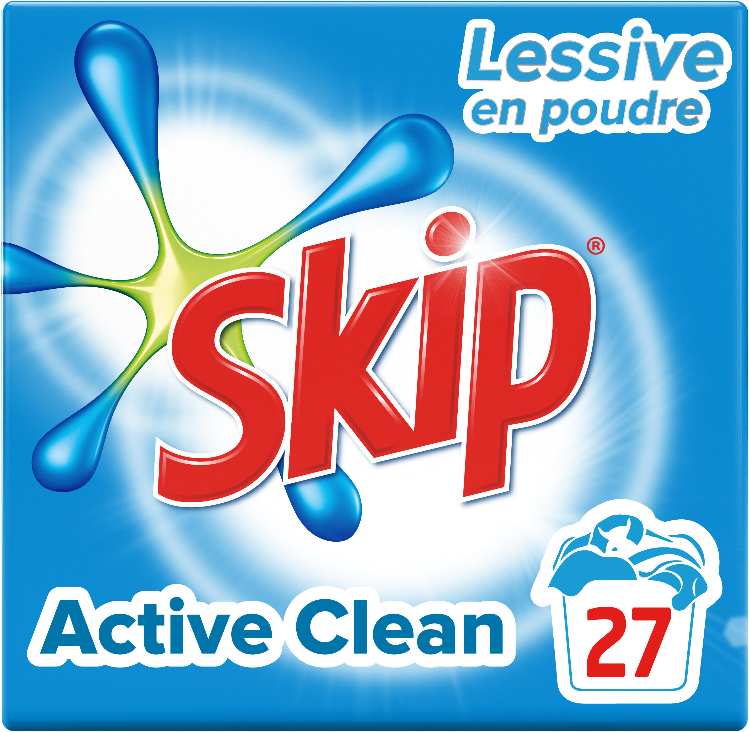 SKIP Lessive en Poudre Active Clean 27 Doses - Product - fr