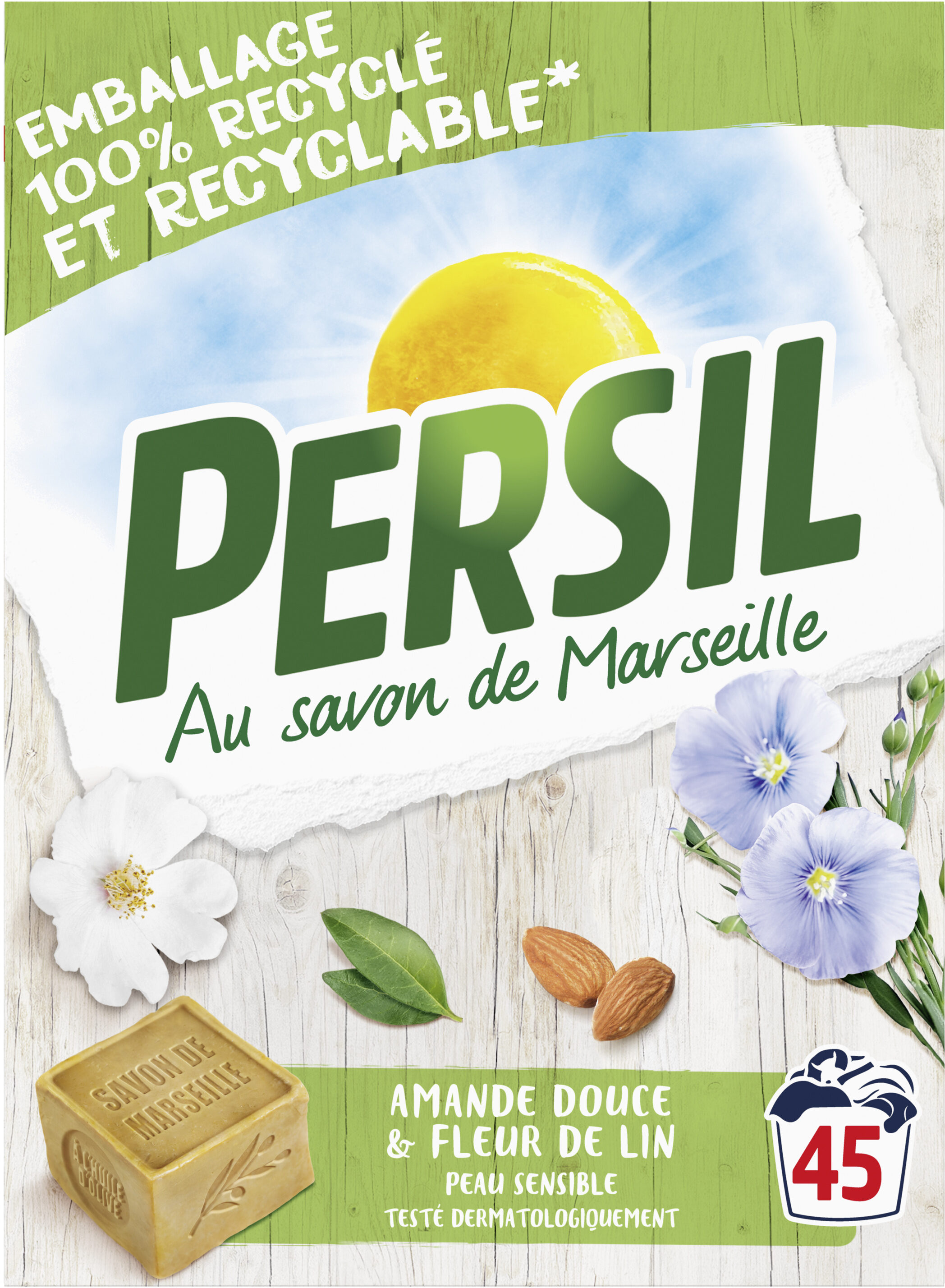 Persil poudre amande x45 - Product - fr