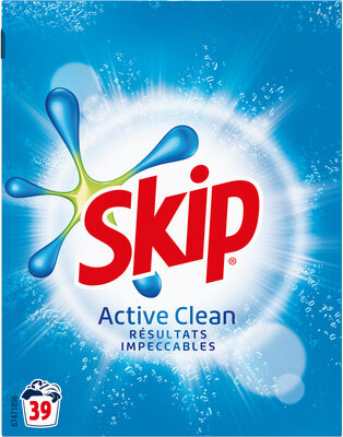 Skip Lessive Poudre Active Clean 39 Lavages - Produit - fr