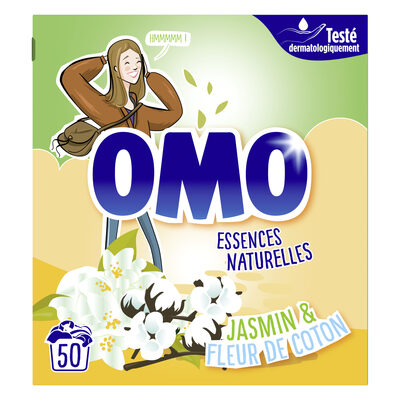 Omo Lessive Poudre Jasmin & Fleur de Coton 50 Doses - 1