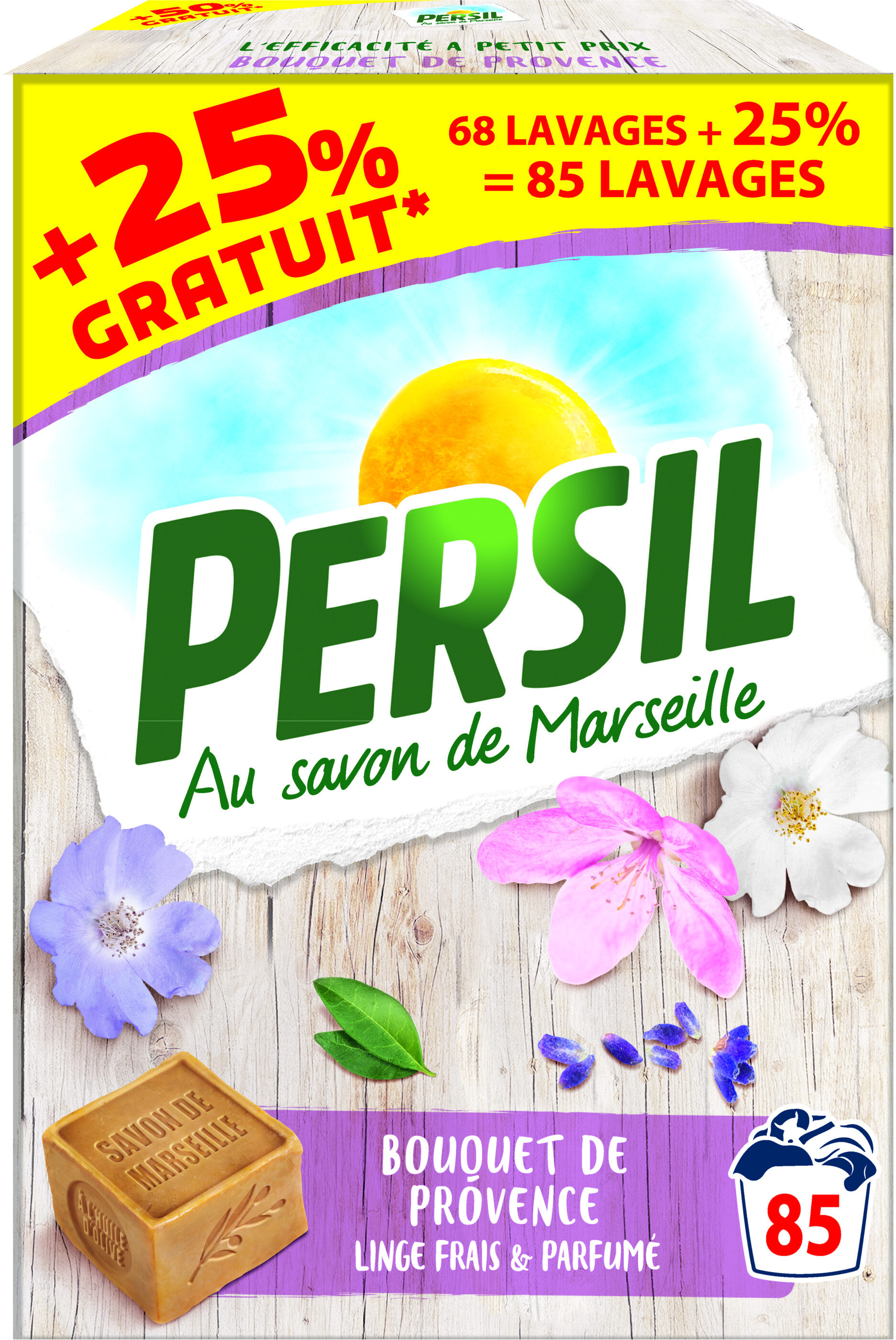 Persil Lessive Poudre Bouquet de Provence 85 Doses - Product - fr