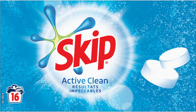 SKIP Lessive Tablettes Active Clean x32 - 16 Lavages - Product - fr