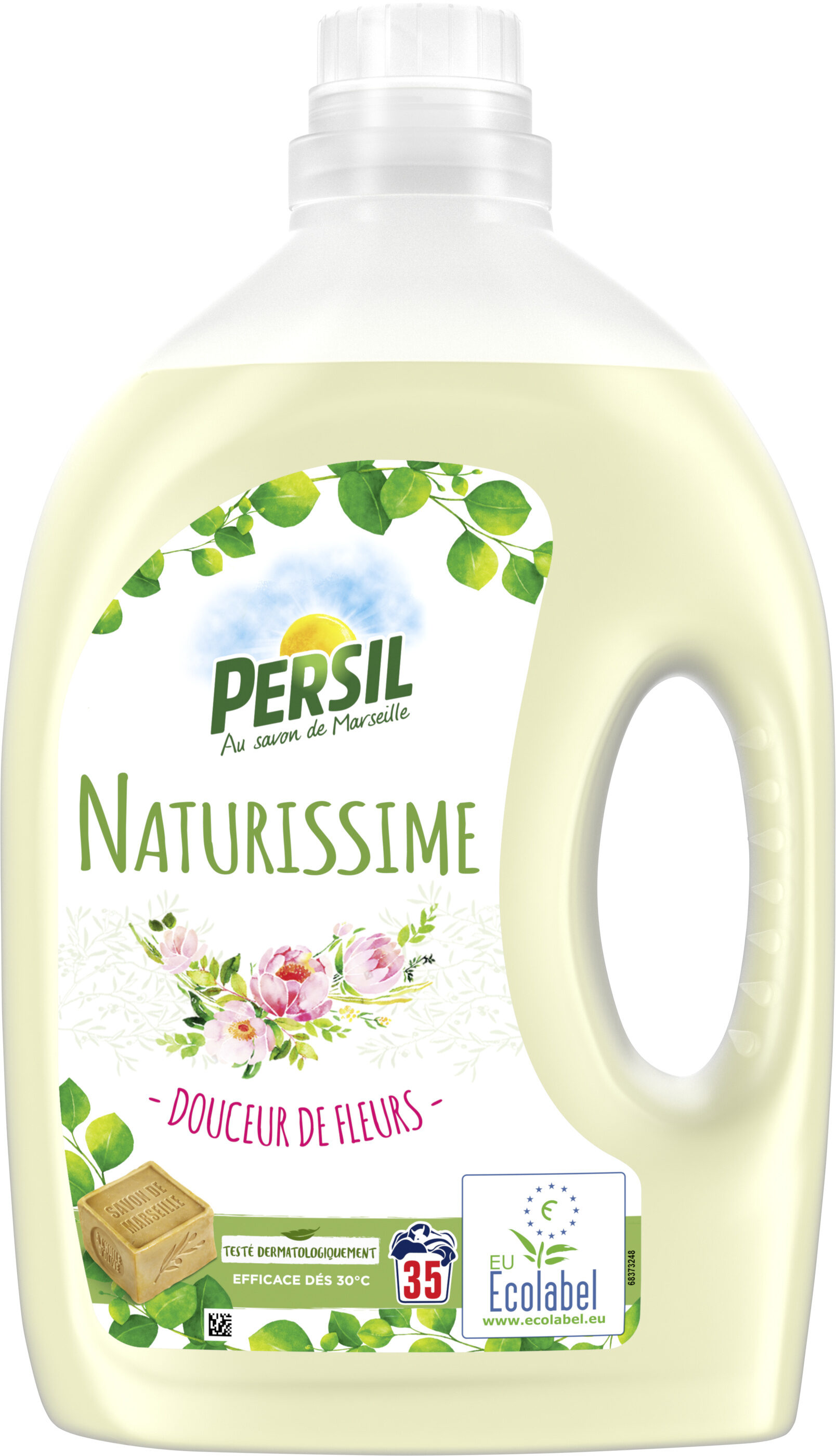 Persil Lessive Liquide Naturissime Douceur de Fleurs Écolabel Hypoallergénique 1,92l 35 Lavages - Product - fr