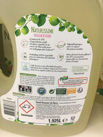 Persil Lessive Liquide Naturissime Douceur de Fleurs Écolabel Hypoallergénique 1,92l 35 Lavages - Ingredients - fr