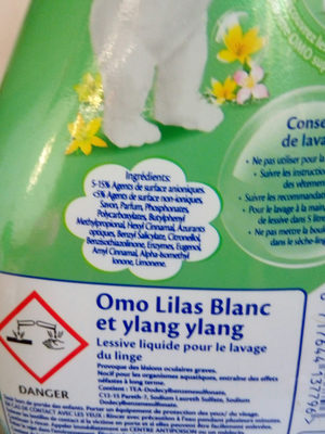 lessive liquide - Ingredients - fr